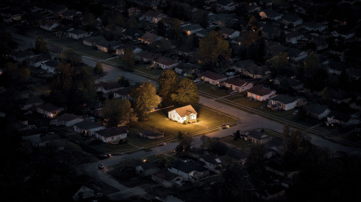 house-with-lights-on-during-outage